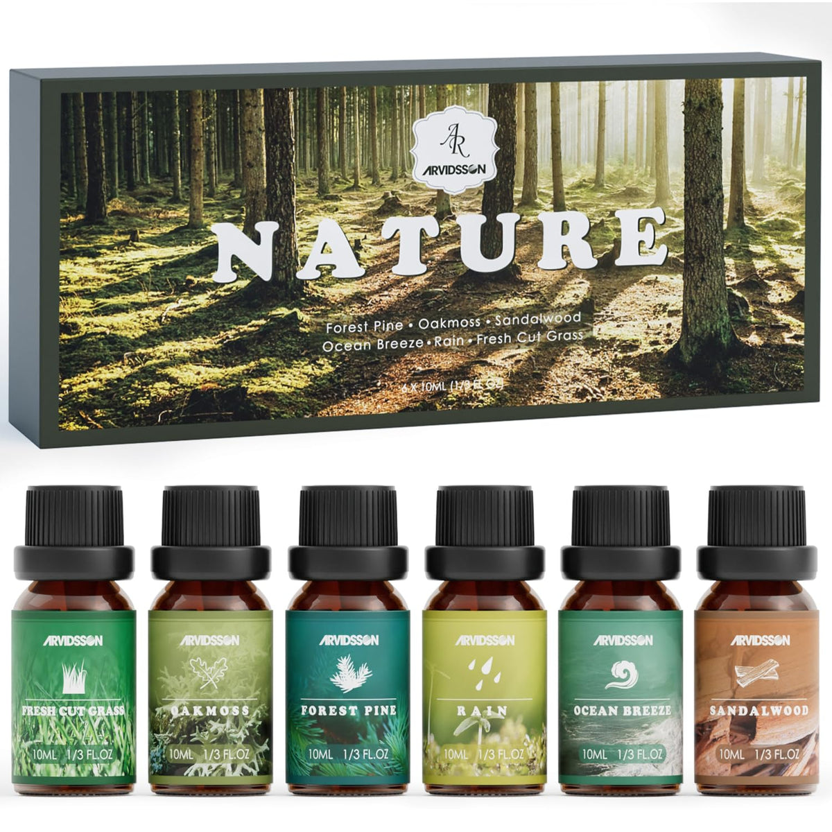 ARVIDSSON Nature Oils Set gift box ideal for DIY crafts