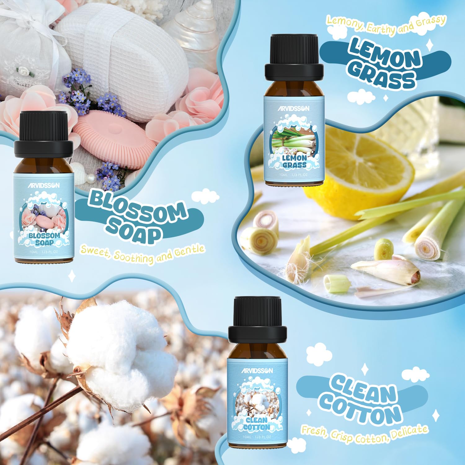 ARVIDSSON Soft Powder soap making for gentle, calming products.
