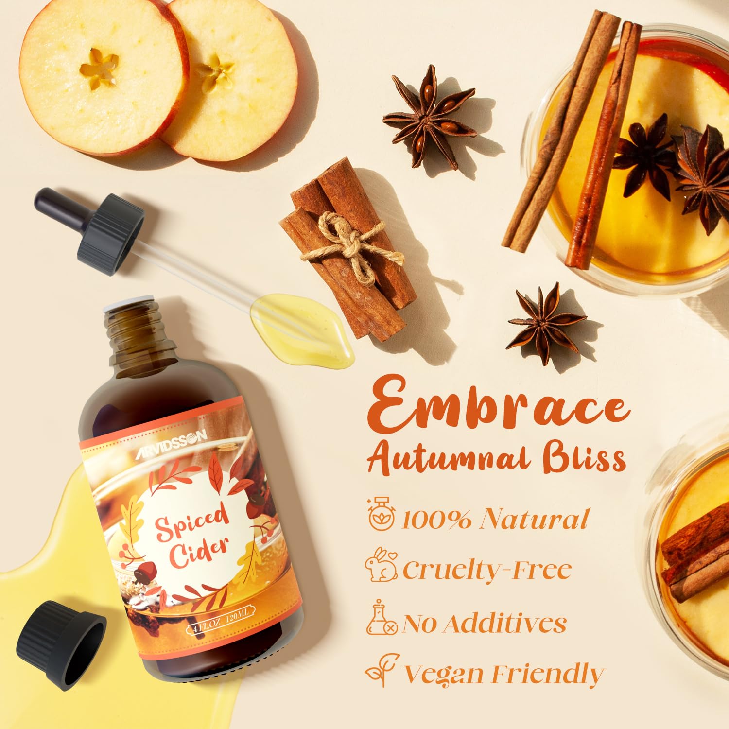 ARVIDSSON Spiced Cider autumn table decor scent accent