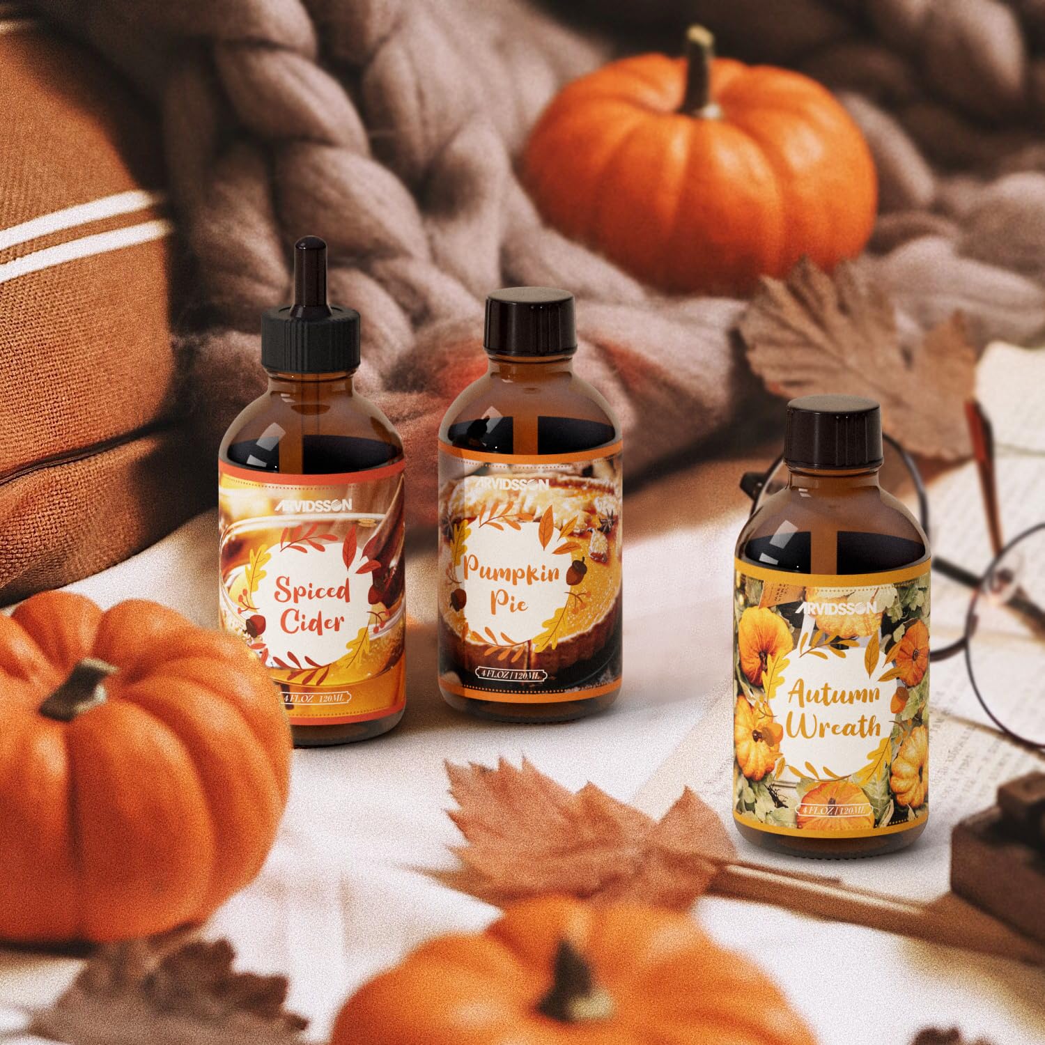 ARVIDSSON Spiced Cider natural ingredients presentation emphasizes purity