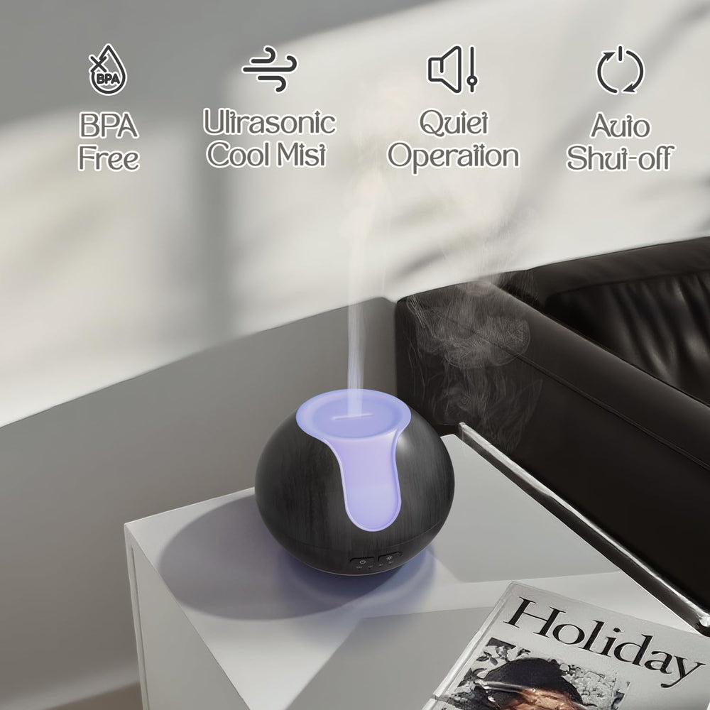 ARVIDSSON ultrasonic diffuser operates quietly, preserving focus and relaxation.