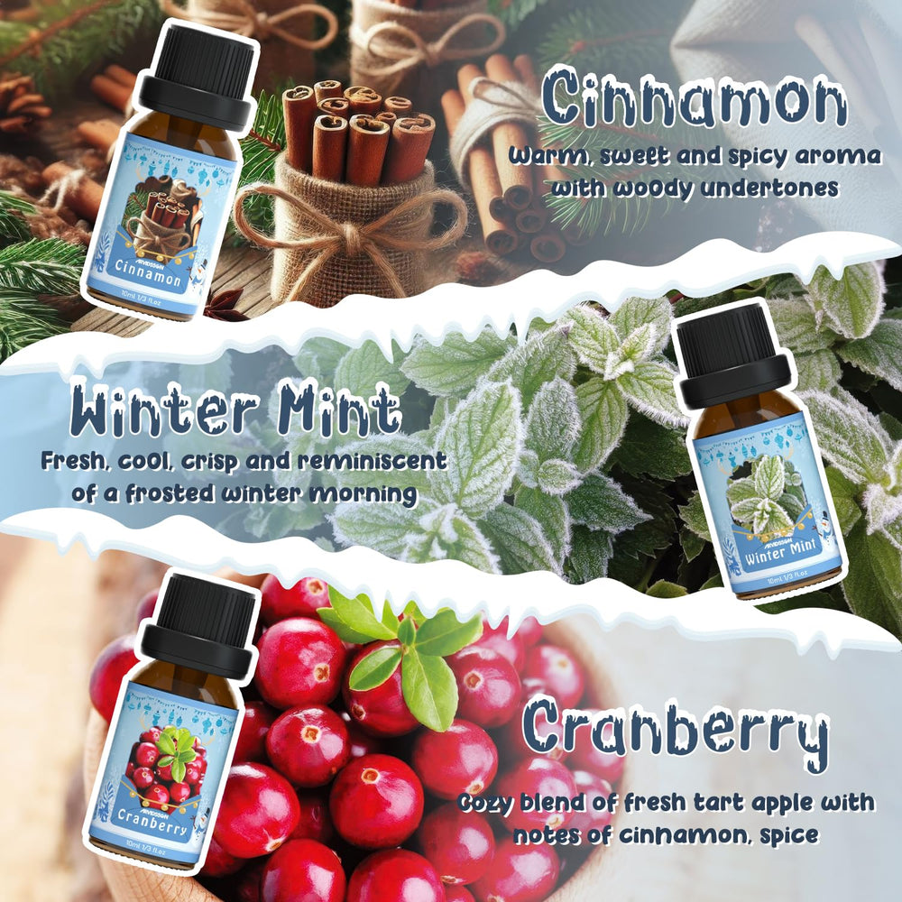 ARVIDSSON Winter Essential Oils Set Gingerbread evokes cozy baking vibes in living spaces.