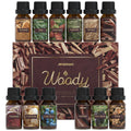 ARVIDSSON Woody Essential Oils Set – 12x10ml Woodsy Diffuser Oils Gift