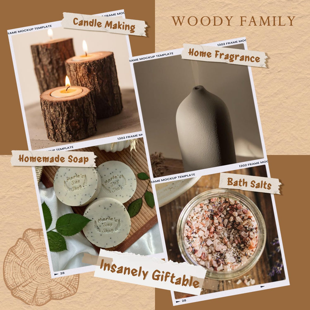 ARVIDSSON Woody Oils pine bottle delivers fresh forest notes for air fresheners and diffusers.