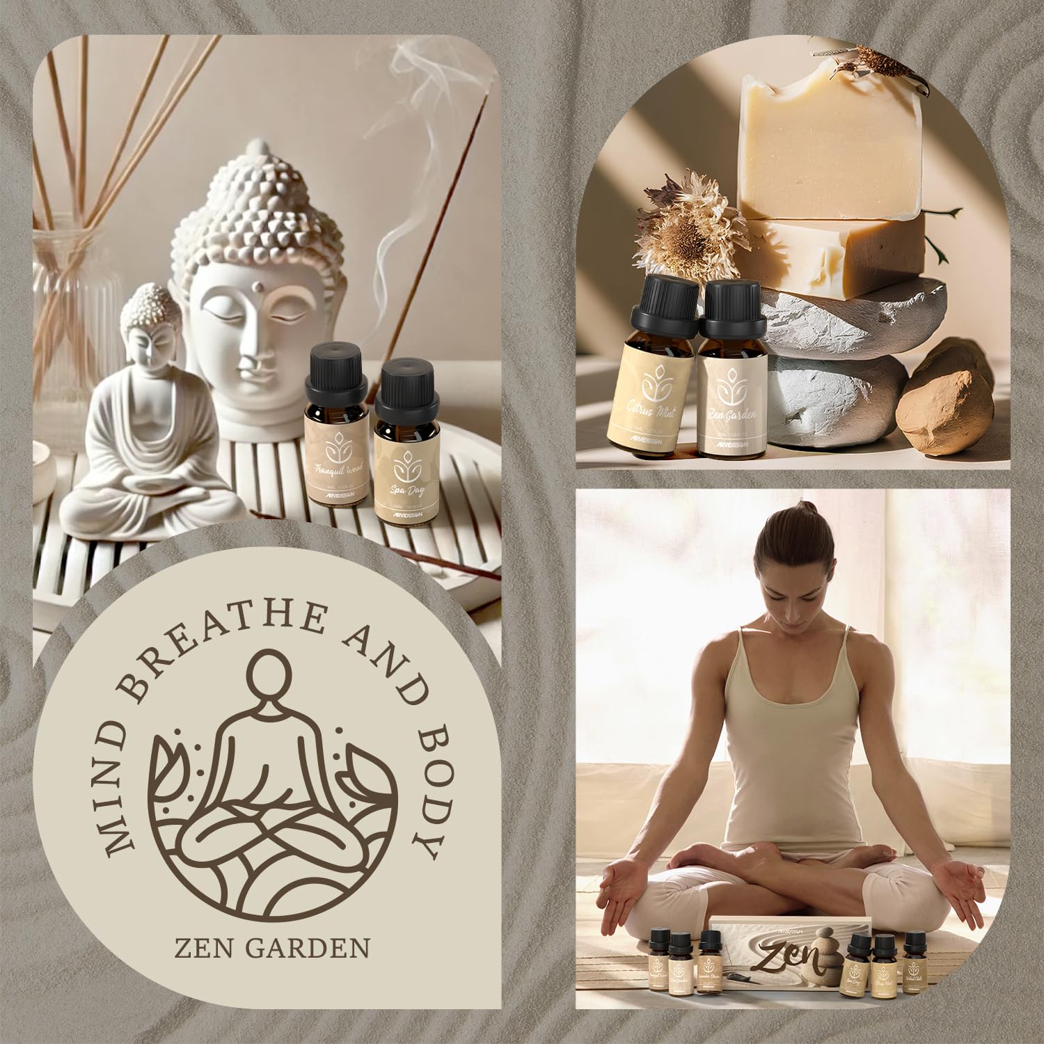 ARVIDSSON Zen Set Gift Pack showing complete diffuser collection
