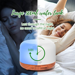 ASAKUKI diffuser auto-shut-off ensures safe operation when water runs low
