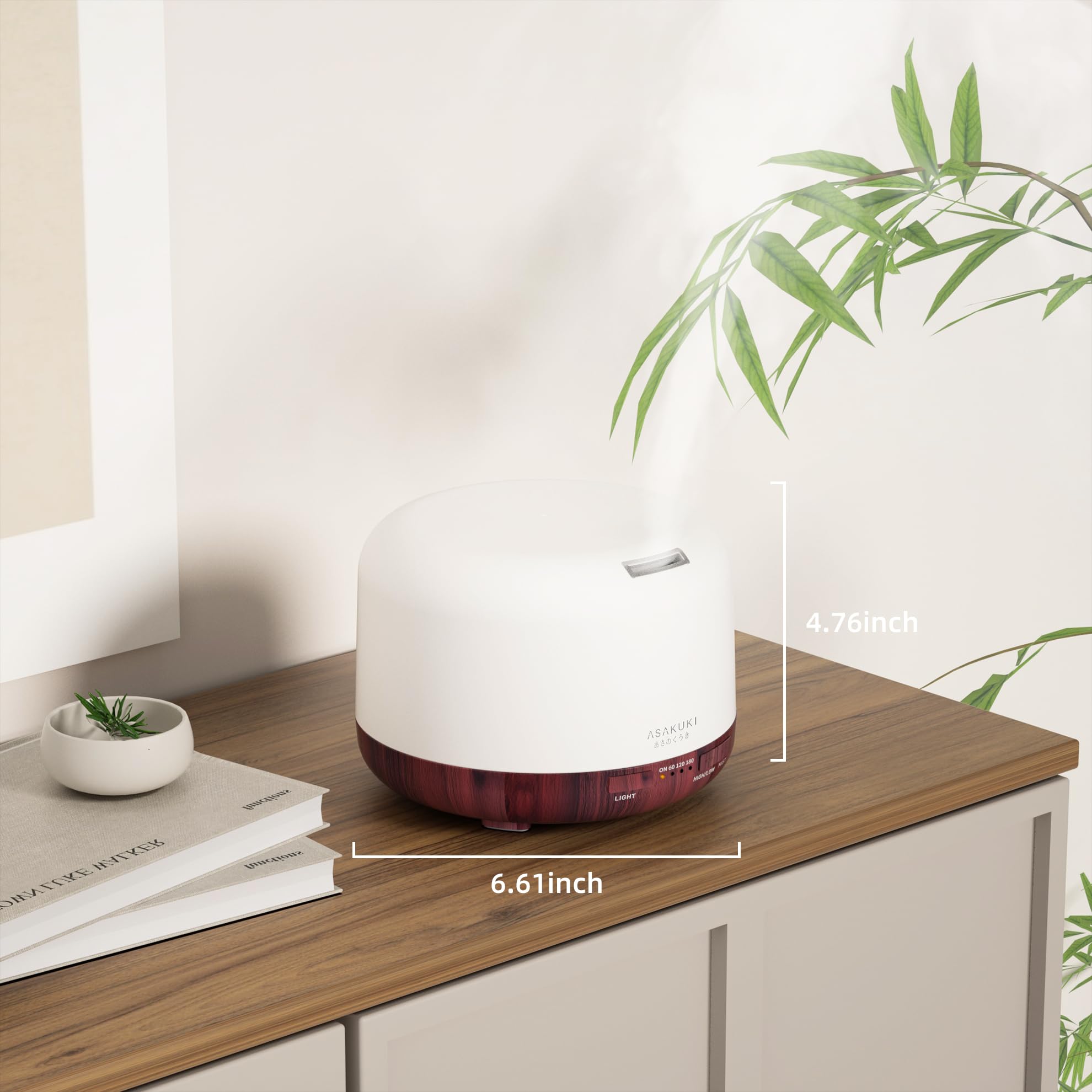 ASAKUKI diffuser suitable for large rooms and extended diffusion