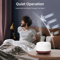 ASAKUKI diffuser operating quietly for focus or sleep