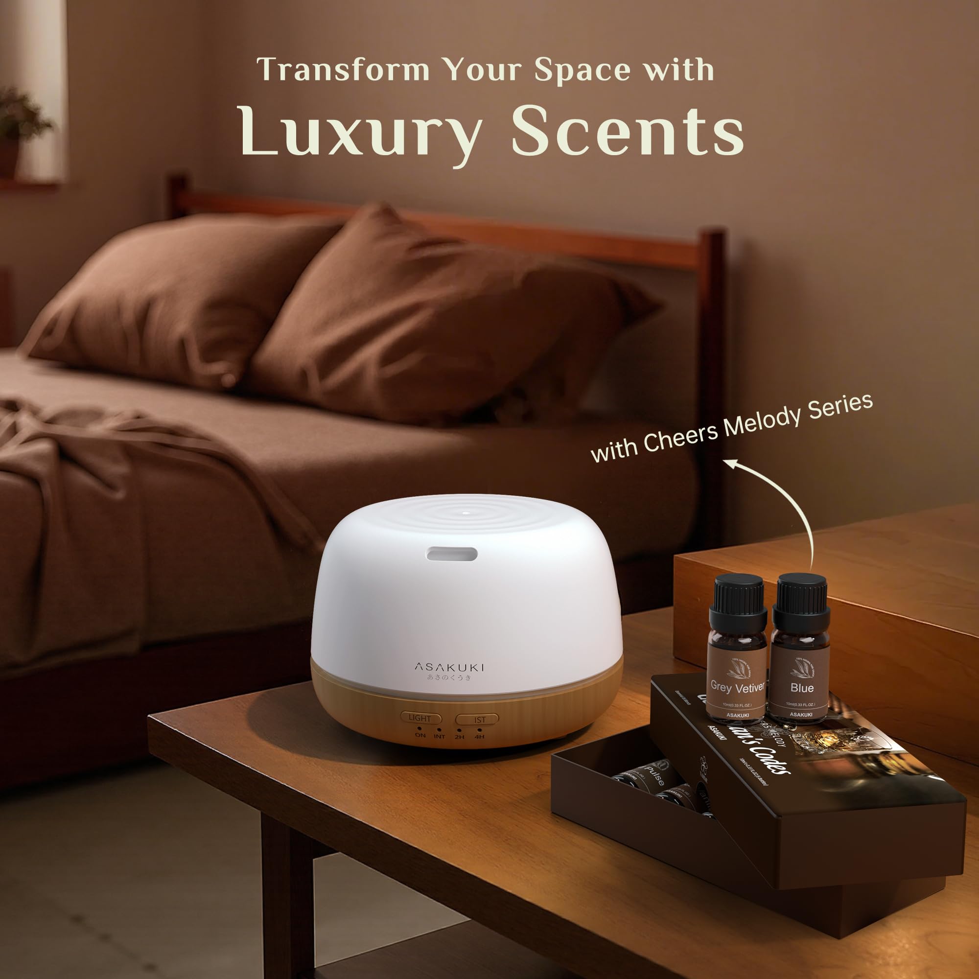 ASAKUKI gift box highlighting premium packaging for fragrance lovers.