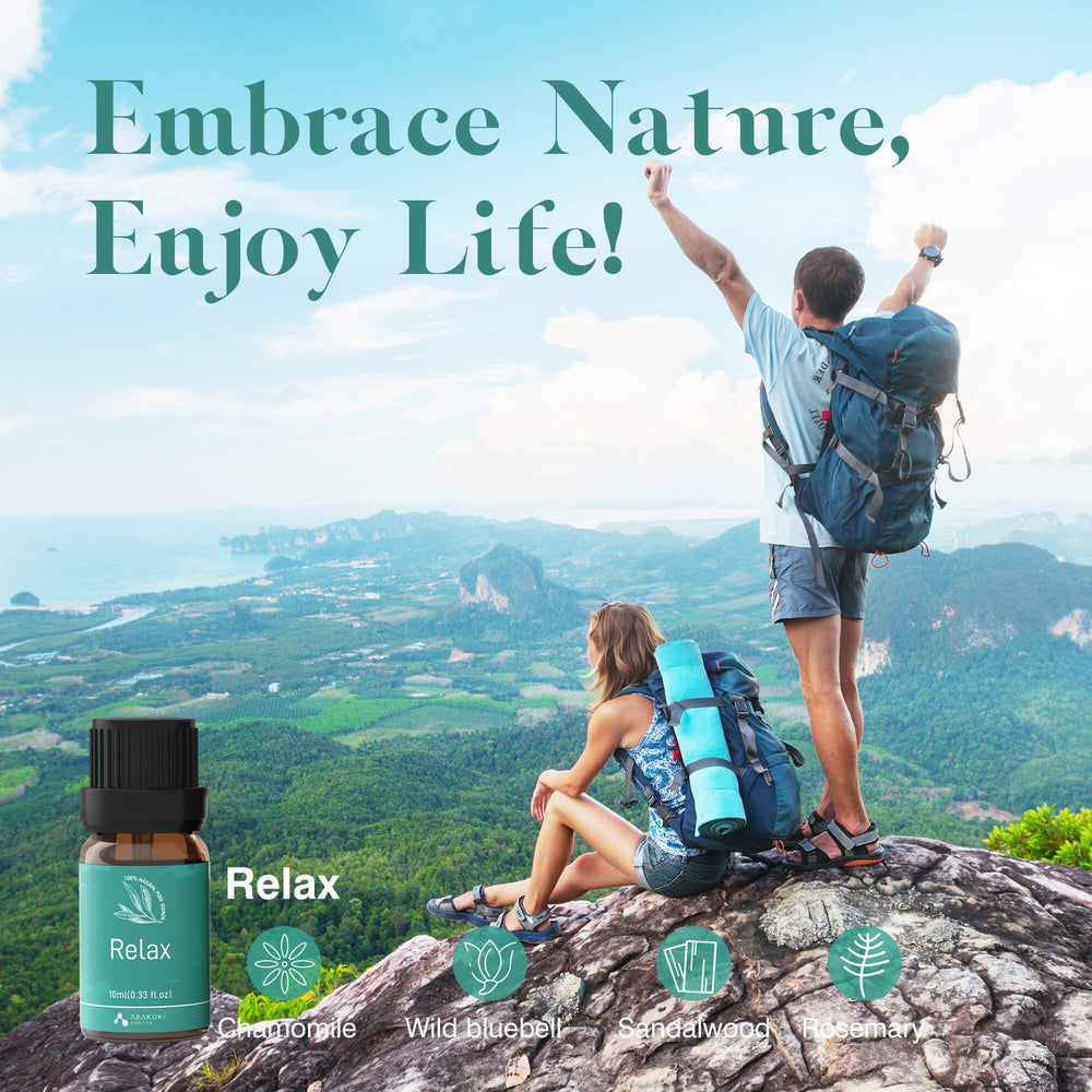 ASAKUKI Happy bottle for uplifting scents throughout the day.