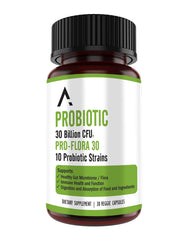 Ascendant Nutrition Bacillus Subtilis Probiotic bottle pour shows easy handling for daily digestive balance.