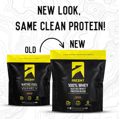 Gluten-free and Informed Choice labels on Ascent whey powder