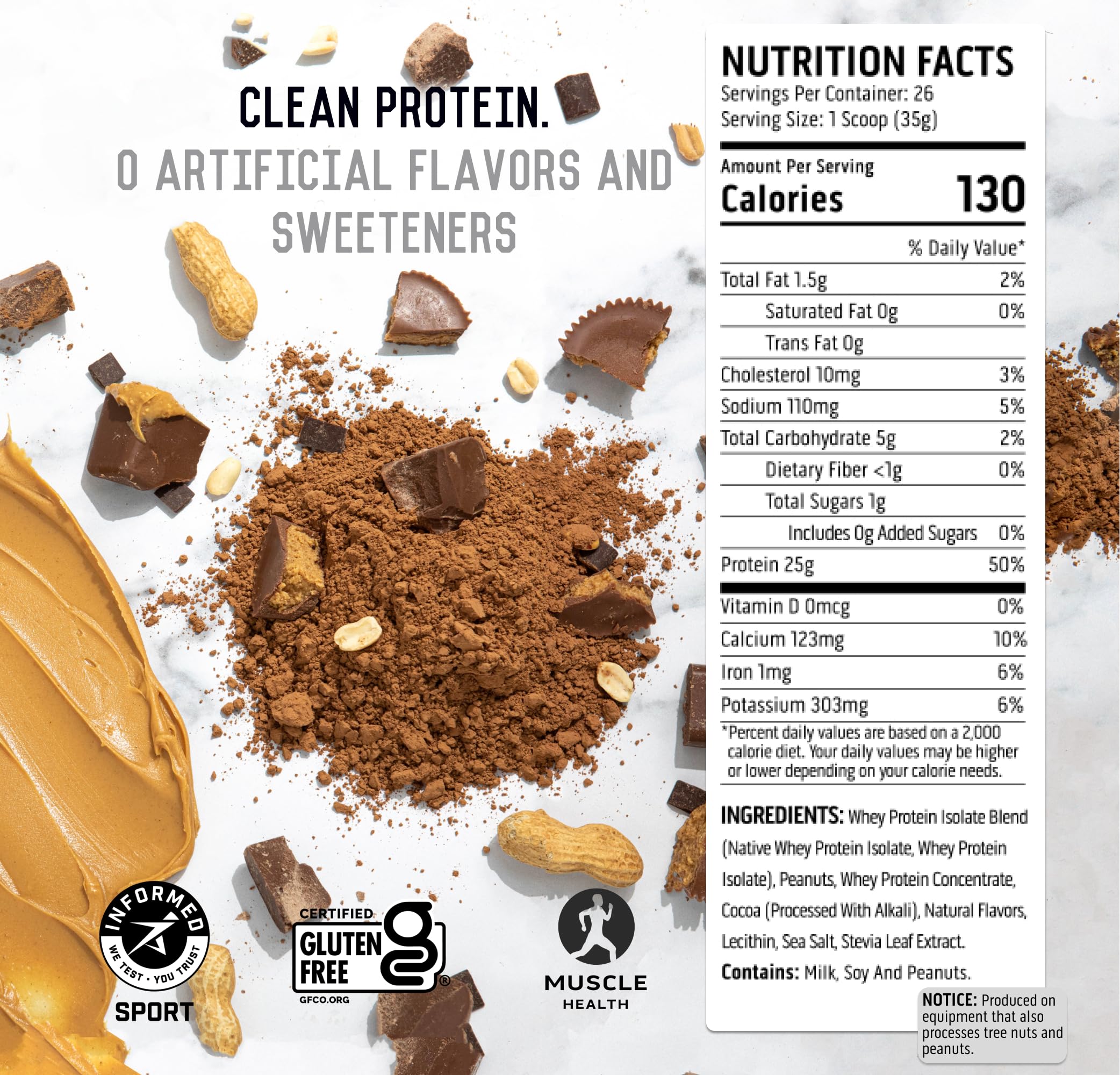 Ascent whey shake blended with cold water for a silky post-workout drink.