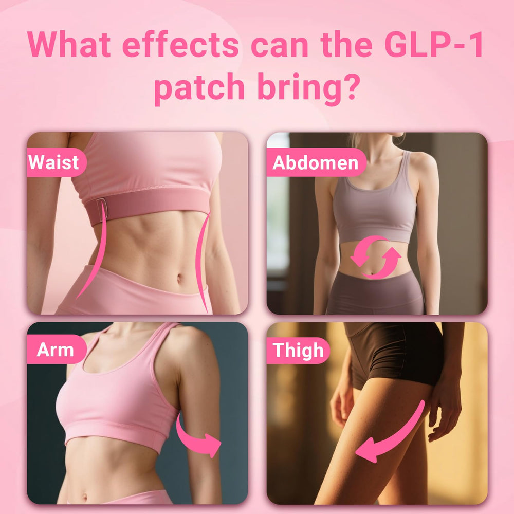 ASDF Cutra GLP-1 patch being applied for easy routine.
