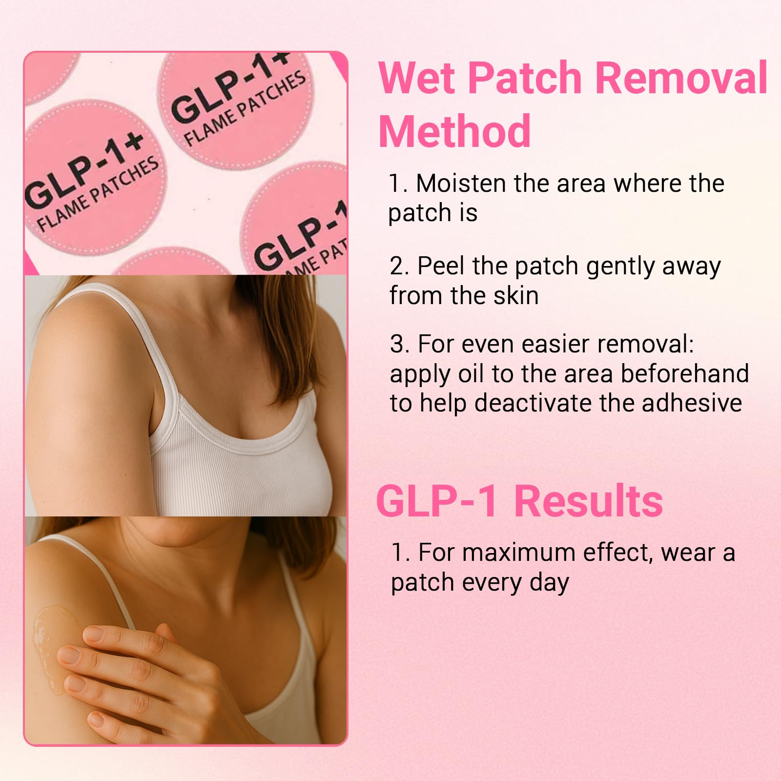 ASDF Cutra GLP-1 patches with travel essentials for trips.