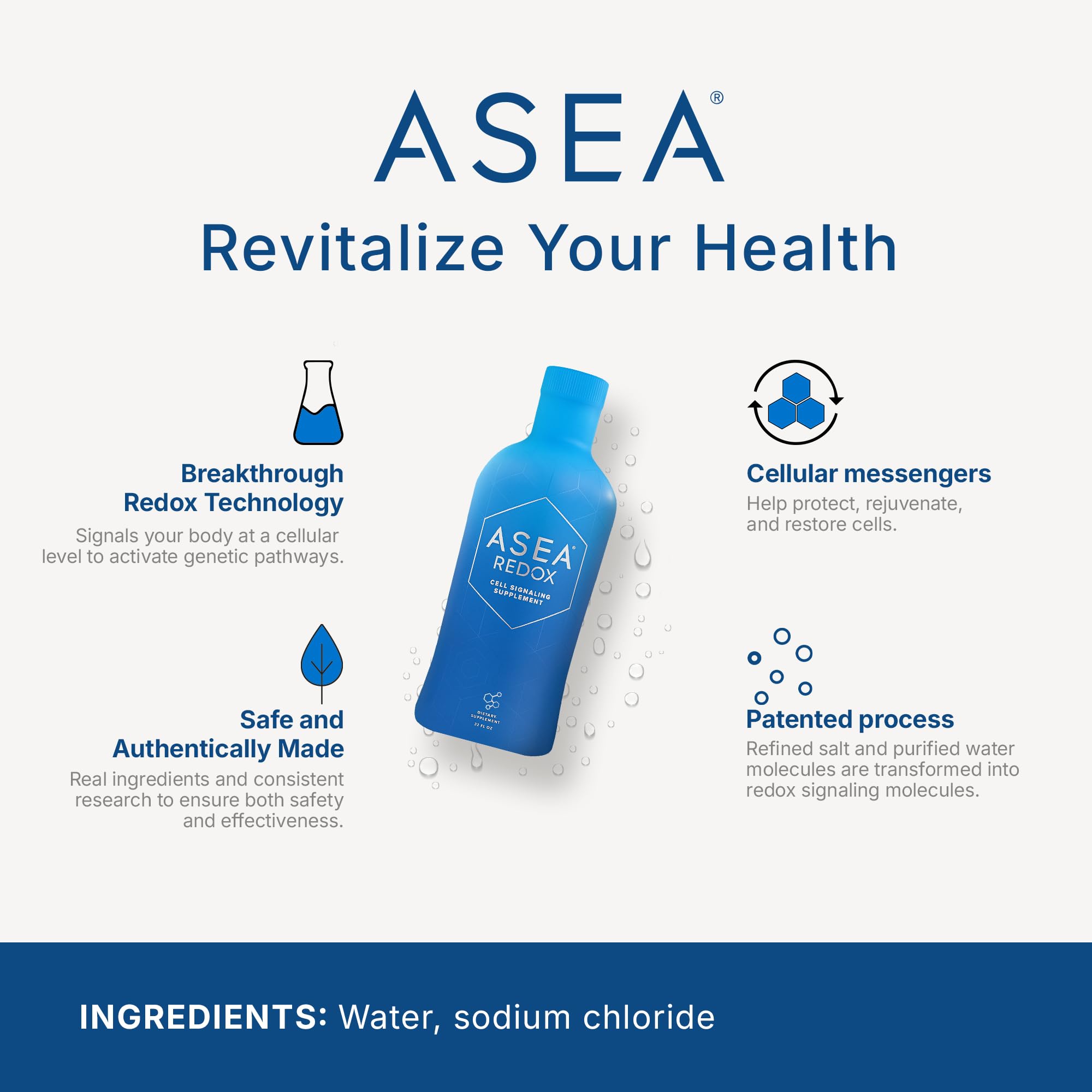 ASEA Redox glass of water on desk highlights convenient immune-system communication support