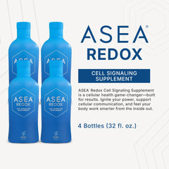 ASEA Redox bottle beside notebook suggests clear thinking through cellular efficiency