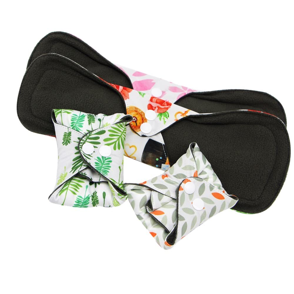 Pack of five Asenappy pads with compact storage bag for travel