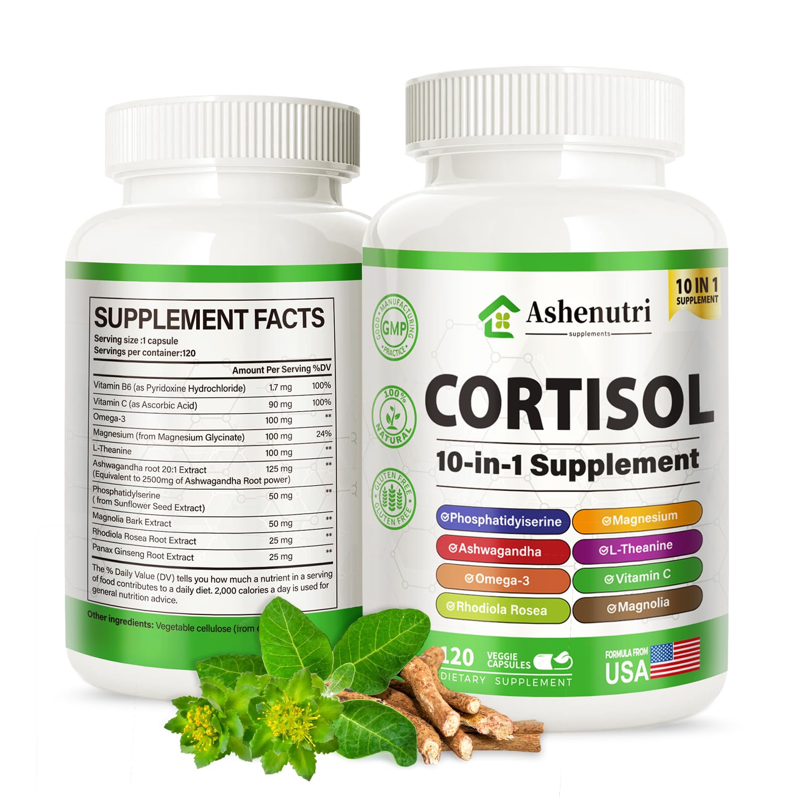 Ashenutri capsules close-up for convenient daily wellness