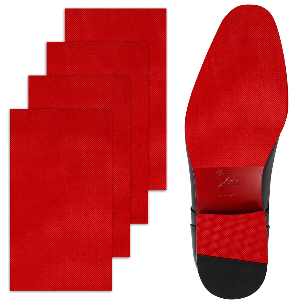 Ashoesert red bottom sole protector with adhesive backing for secure fit