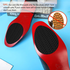 Ashoesert anti-slip shoe grips on bottom for reliable traction.