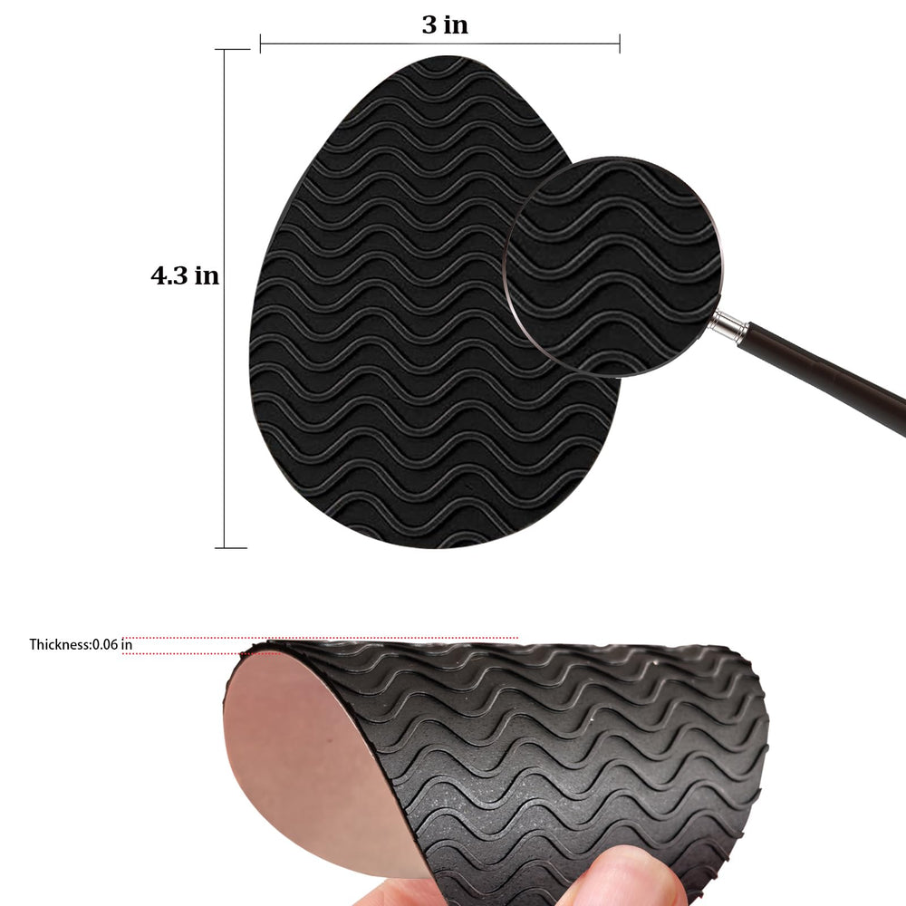 Ashoesert easy to apply by cleaning sole and pressing pad.