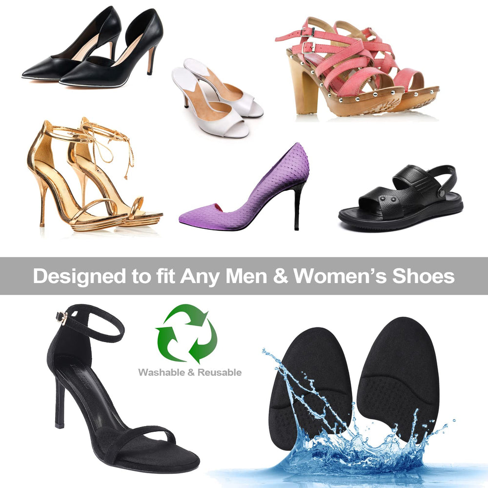 Ashoesert metatarsal pads compatibility with different shoe types.