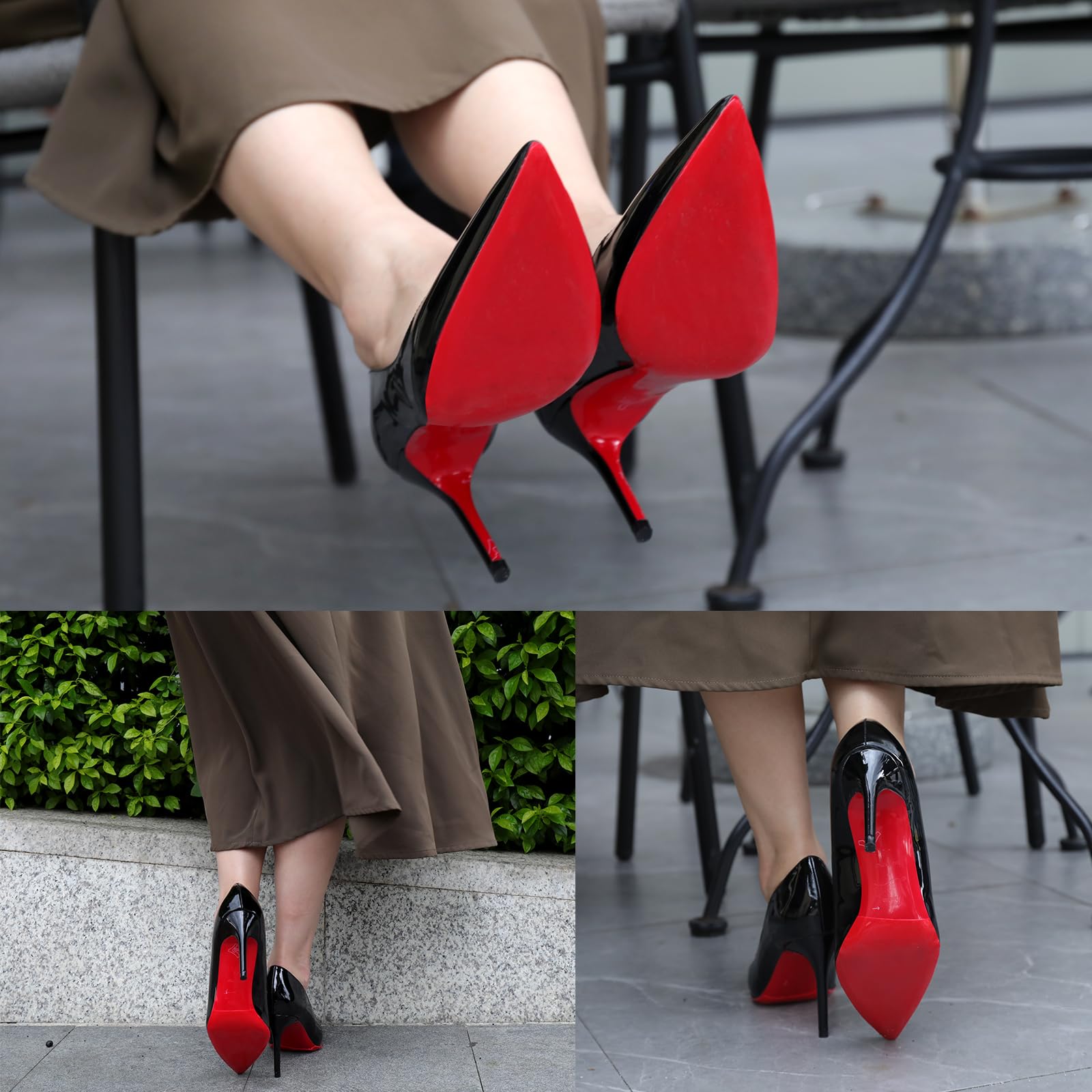 Ashoesert red-bottoms-protector-soft-silicone provides quiet steps and smooth sole protection.
