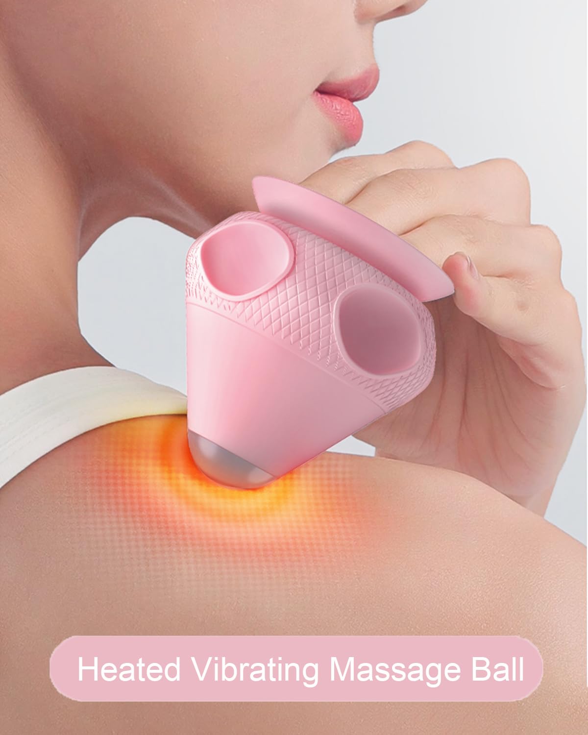 Asinhe VibeHeat Mini surface-adhesion enables positioning during sessions.