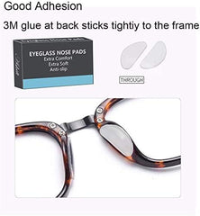 Askilt narices adhesivas transparentes, ajuste: se adaptan a diversas monturas.