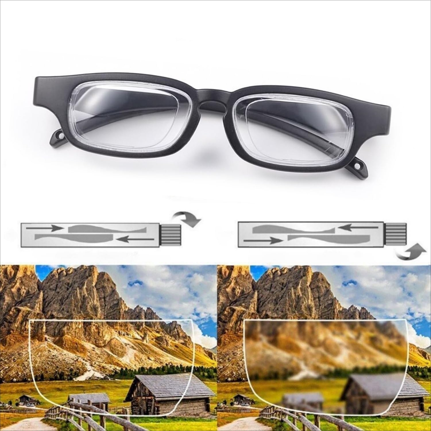 ASMCA reading glasses with clear lenses for crisp text and comfortable wear