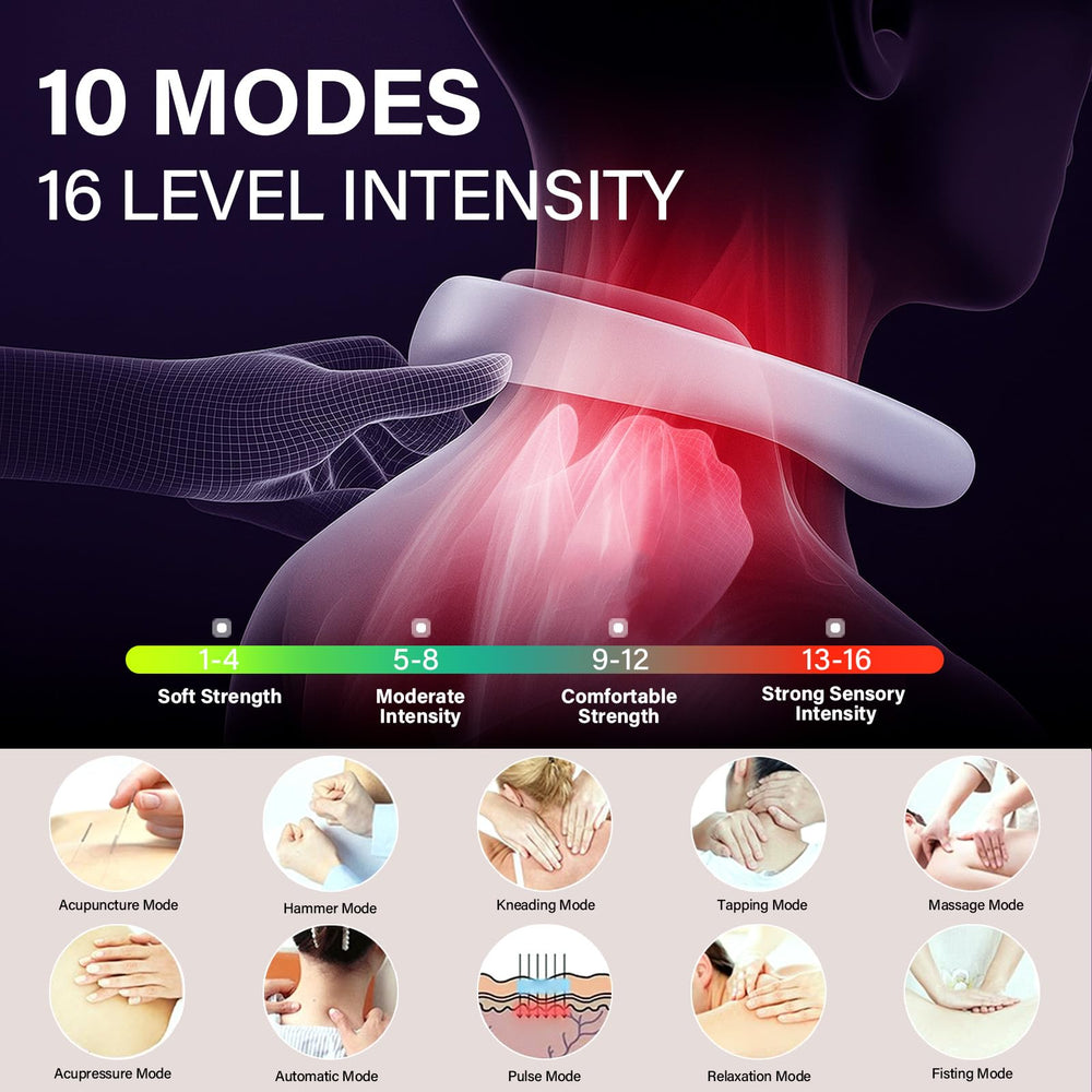 asomooh neck massager interior silicone lining for skin comfort
