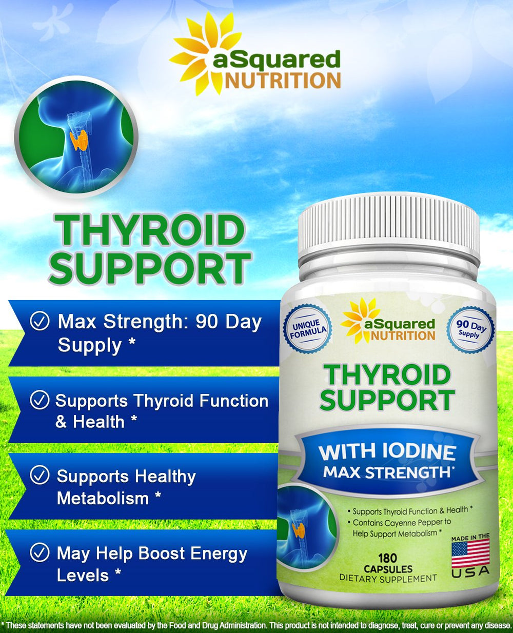aSquared Nutrition 180-capsules pack highlighting value and a three-month supply