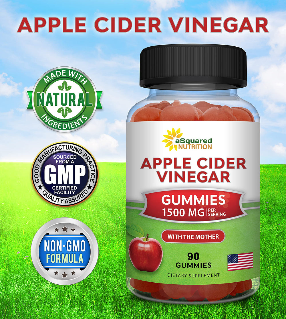 aSquared Nutrition gummies with B6, B12 and folate nutrient blend
