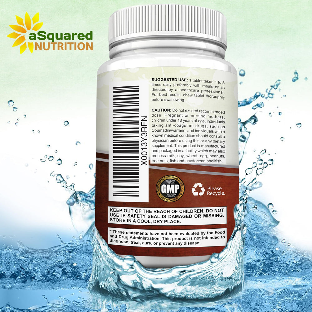 aSquared Nutrition cherry-flavor chewable close-up