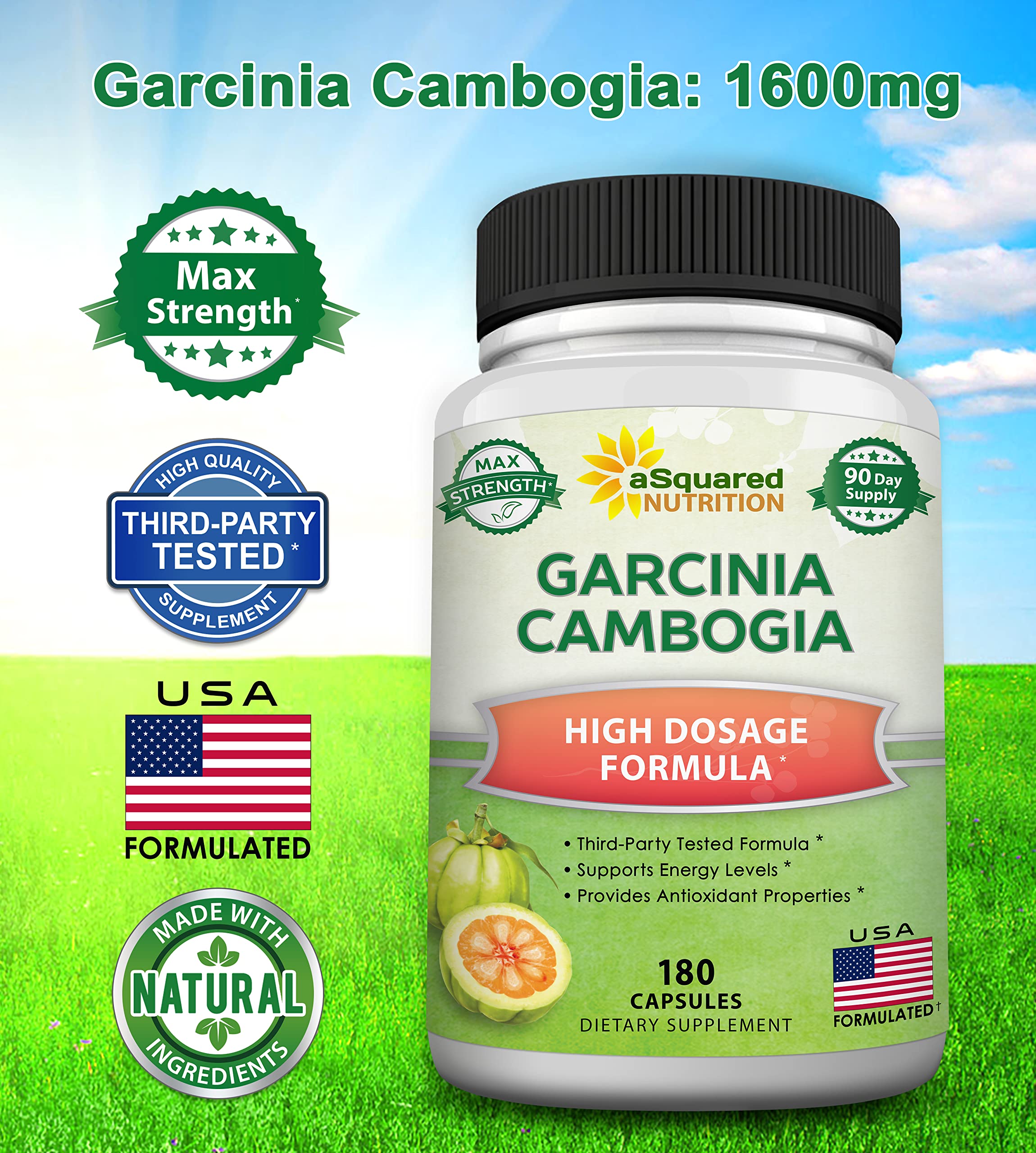 aSquared Nutrition Garcinia Cambogia capsules pour demonstrates easy daily usage ritual