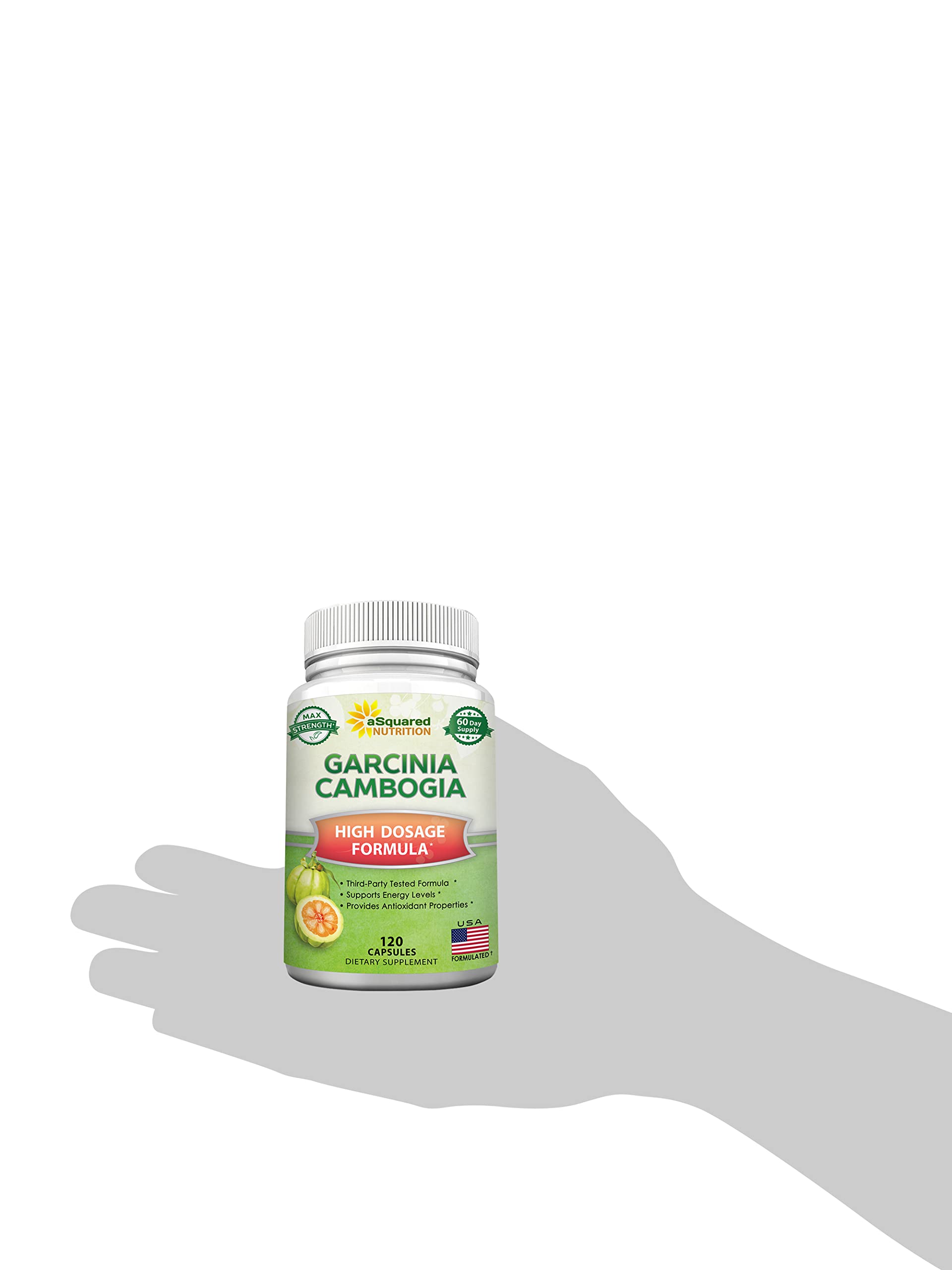 aSquared Nutrition Garcinia Cambogia bottle in daily-use setup
