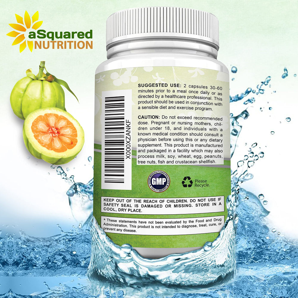 aSquared Nutrition Garcinia Cambogia packaging box suggesting 60-day supply
