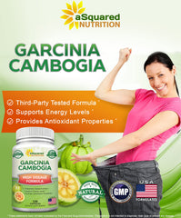 aSquared Nutrition Garcinia Cambogia USA-made manufacturing label