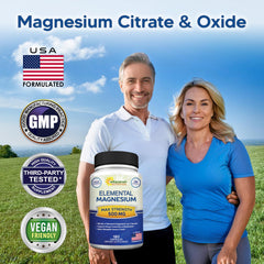 Asquared Nutrition Magnesium 500mg bottle on desk supports daily wellness routine.