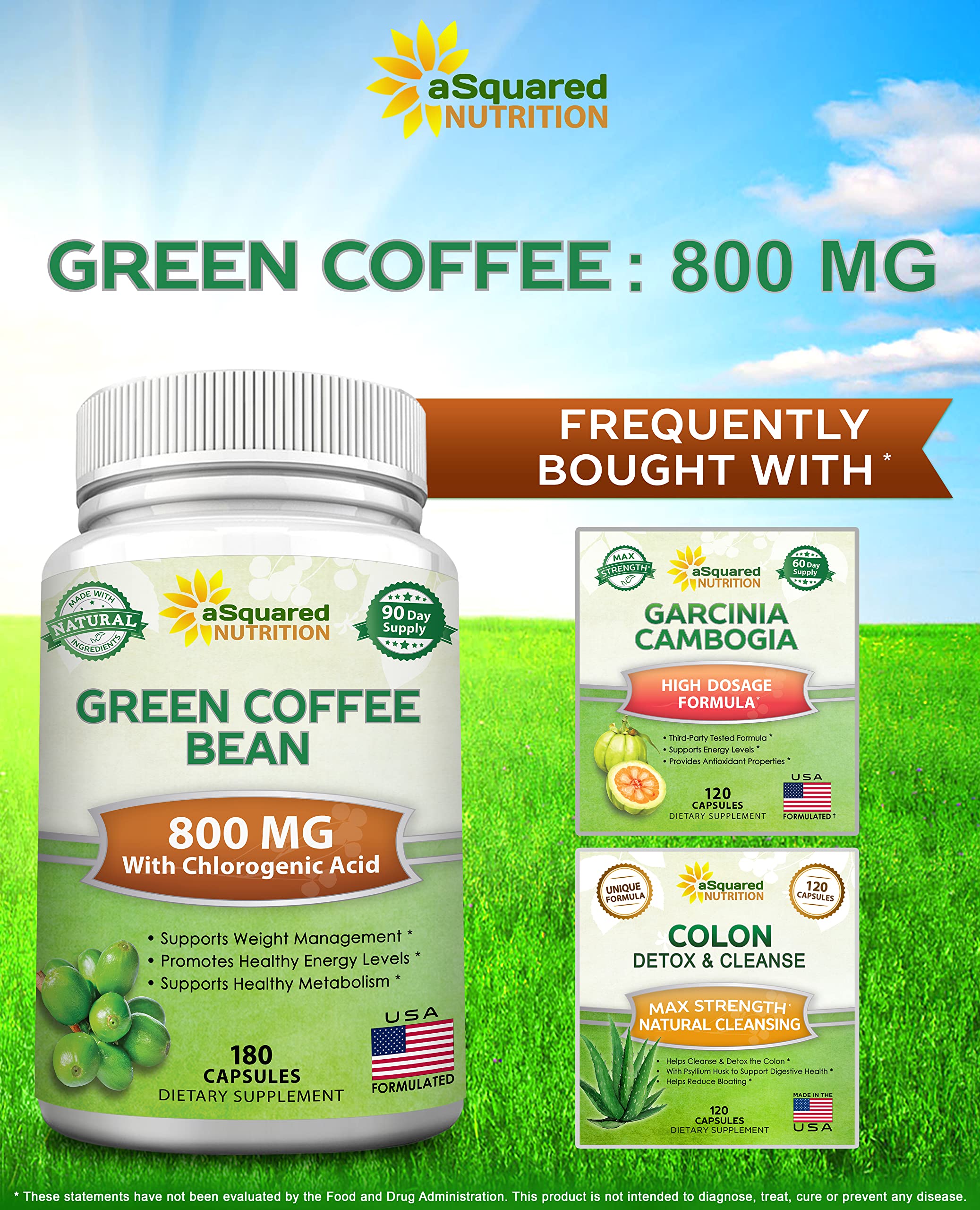 aSquared Nutrition bottle showing 1600 mg daily dosage, suggesting strong appetite control potential