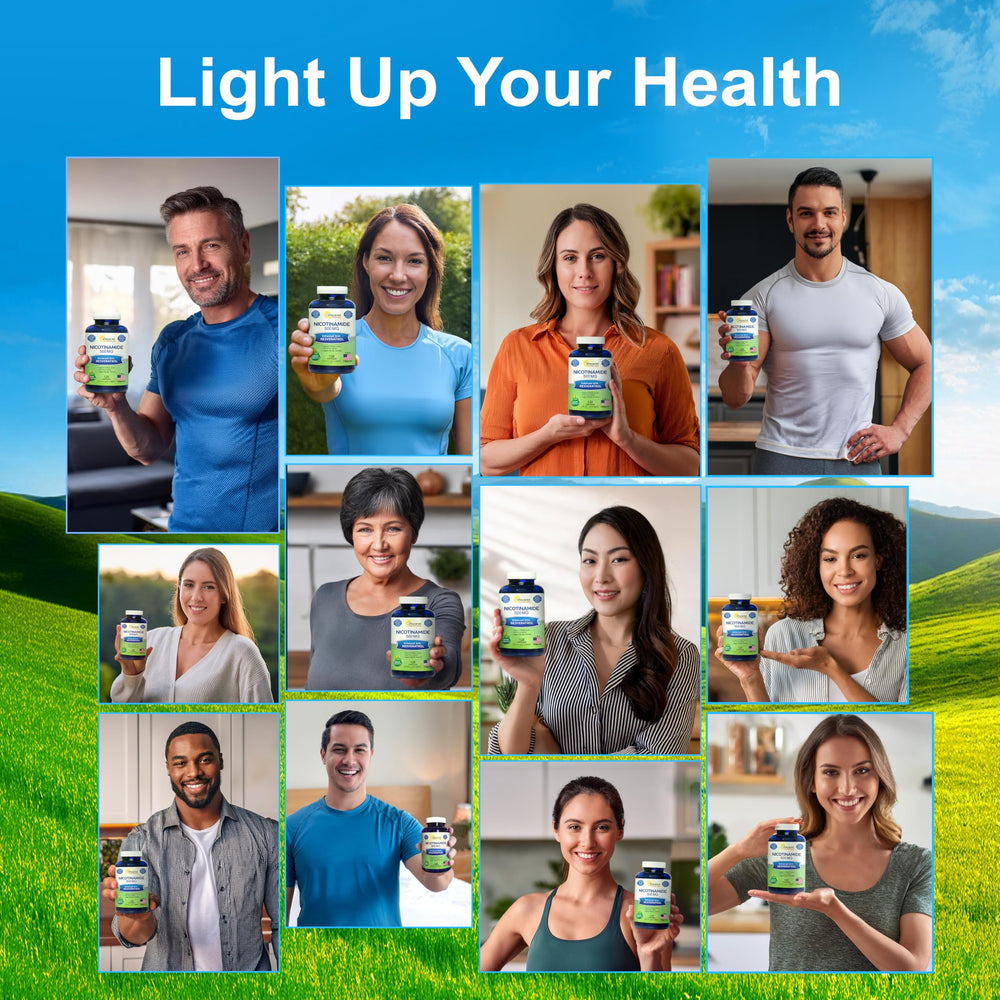 Bottle label of aSquared Nutrition Nicotinamide with Resveratrol shows clean ingredients.