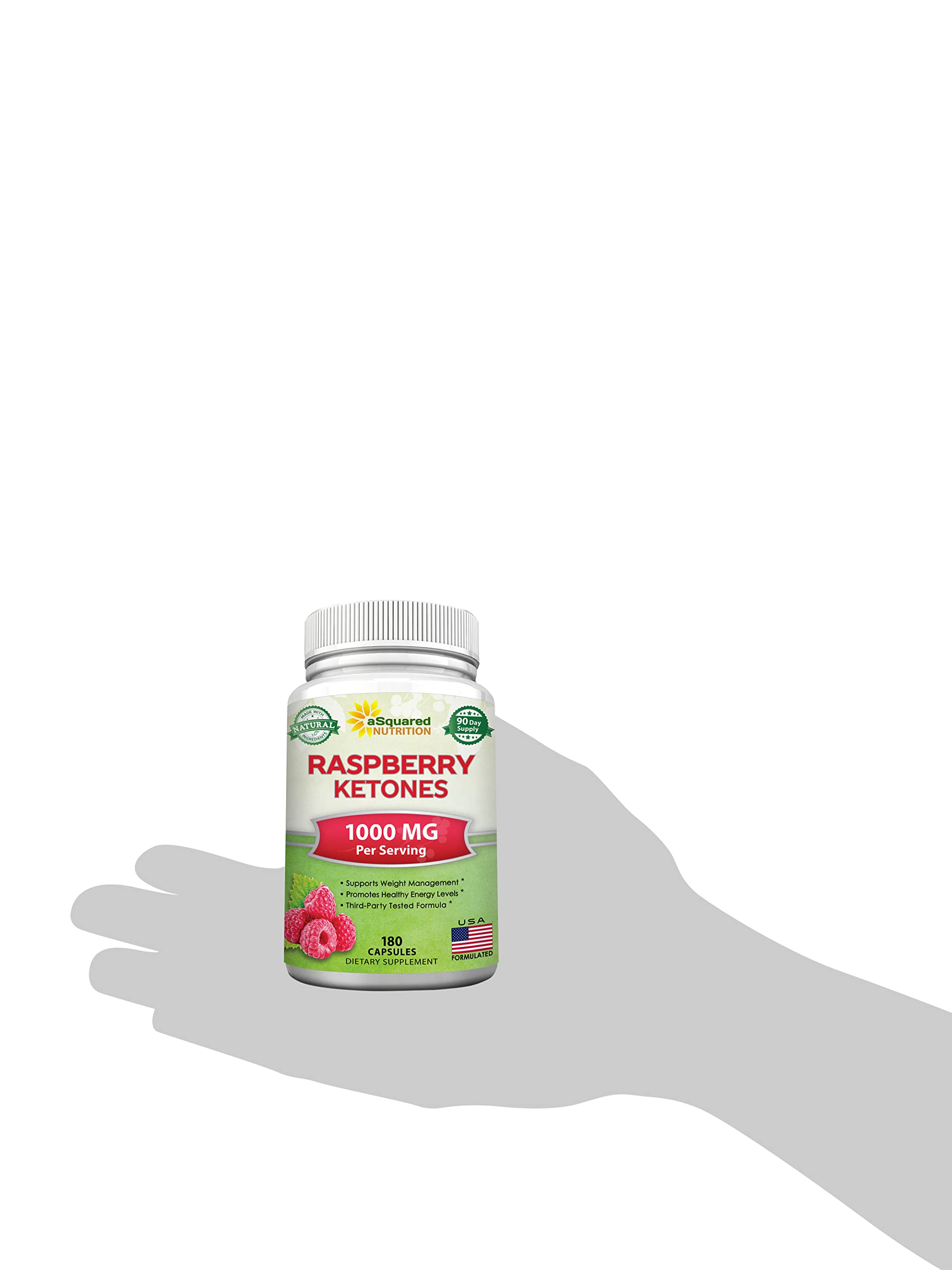Modern kitchen setting with aSquared Nutrition product, emphasizing premium lean health.