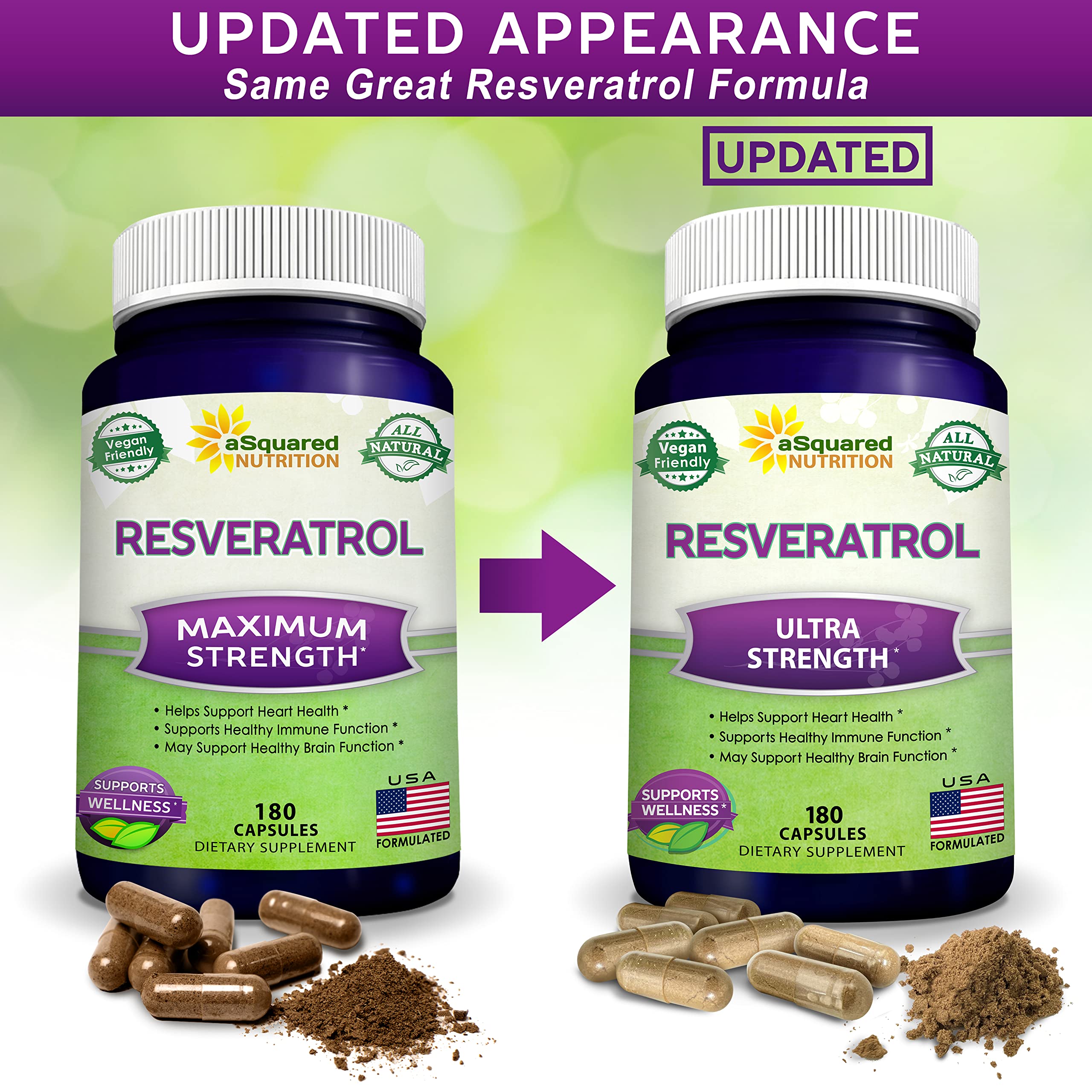aSquared Nutrition resveratrol daily ritual image encourages consistent supplement practice.