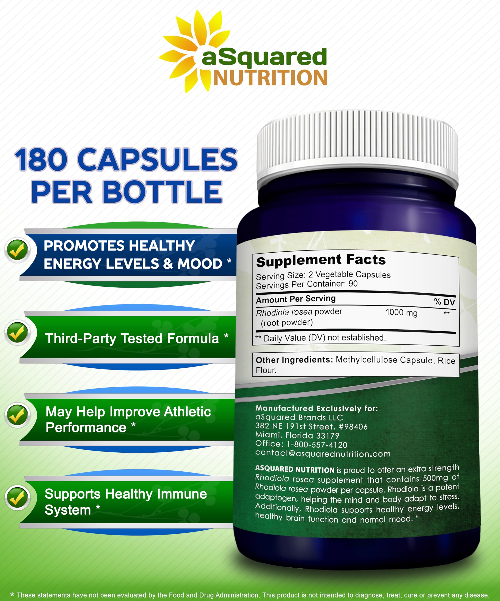 Capsules and dispensing spoon illustrate easy, plant-based intake.