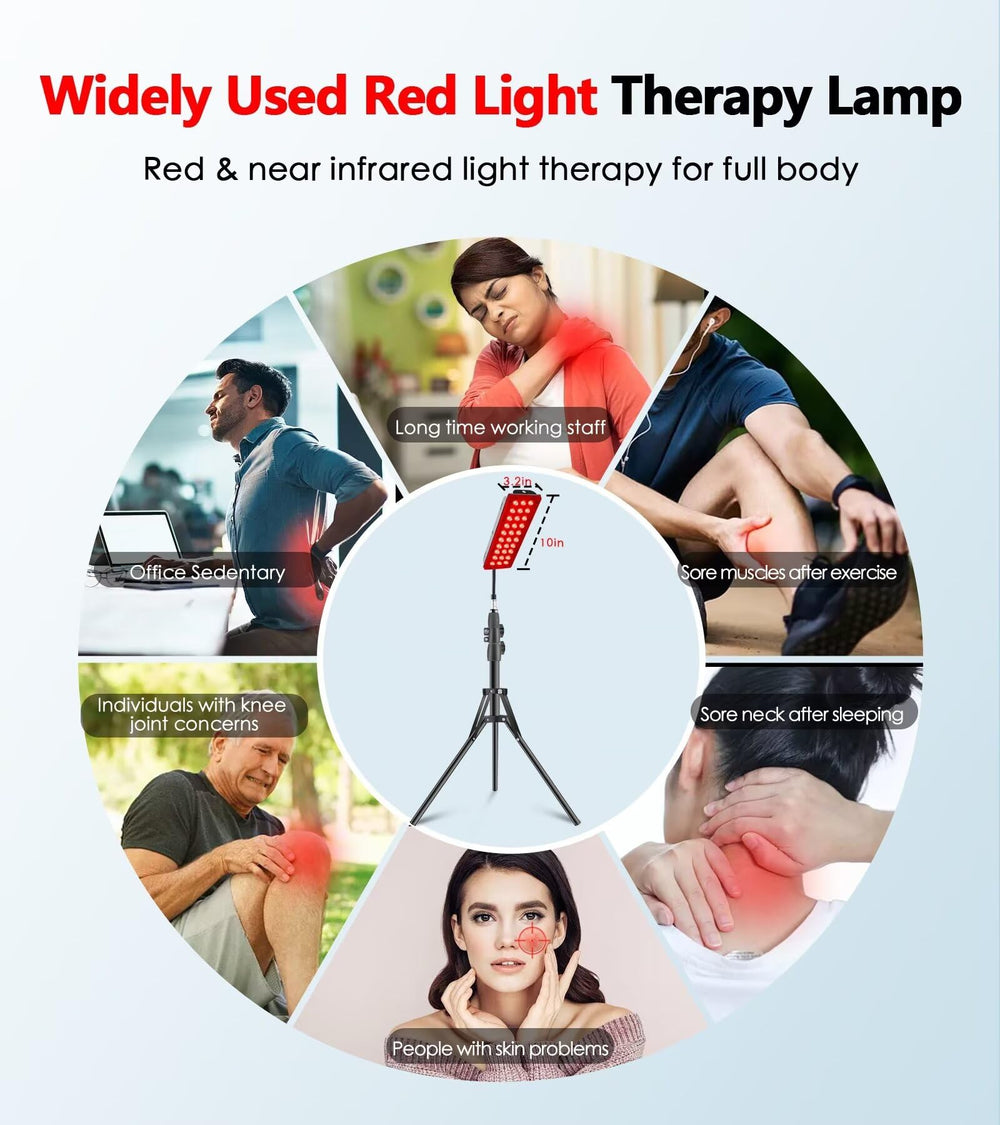 Astarexin front-view panel with 660nm red LEDs for skin care routines