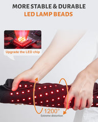 Astarexin red-light pad folded compact for portable home use