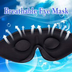 ASTRA VENA Light-blocking 3D mask creates a cozy, dark space for naps.