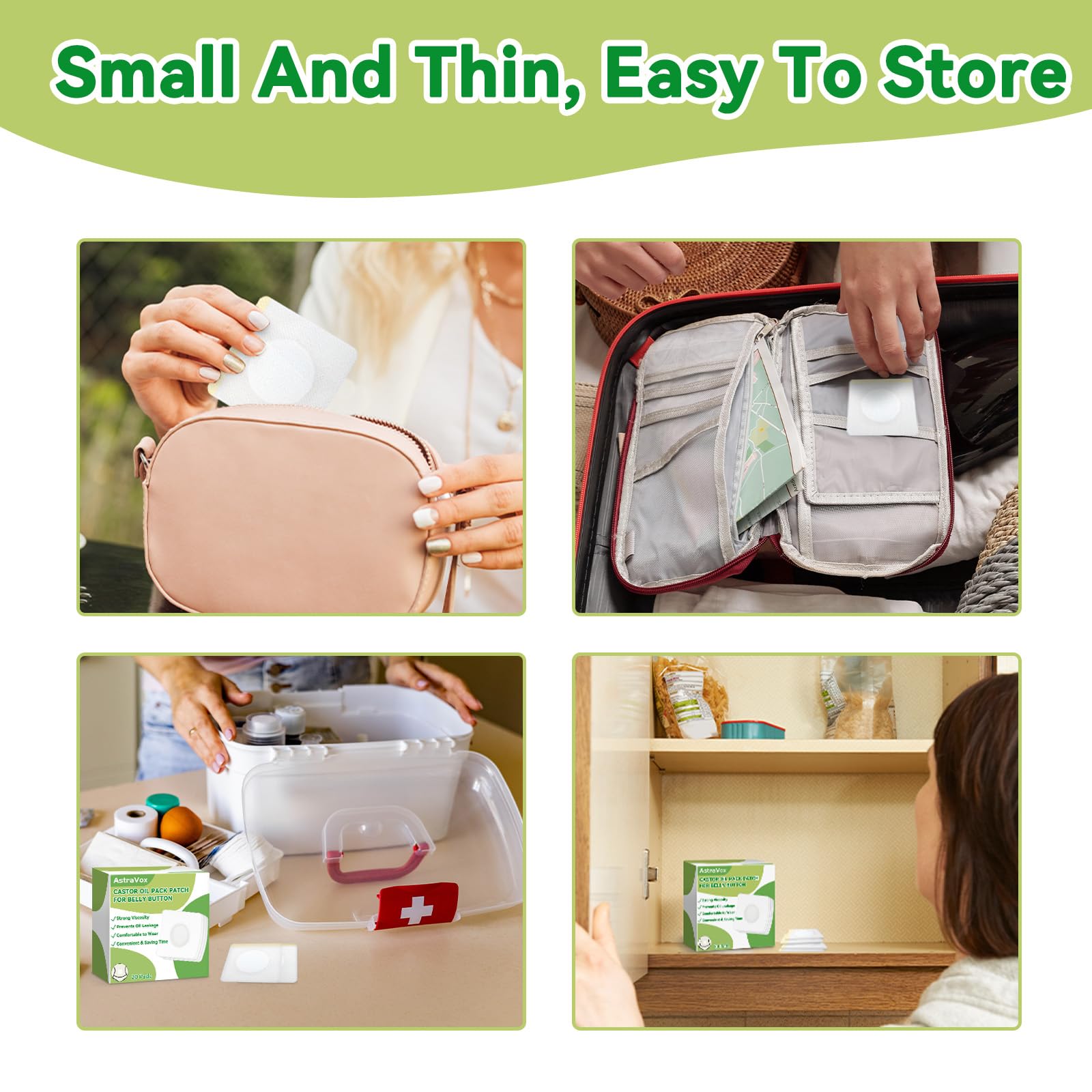 Disposable AstraVox wrap saves time with no washing after use.