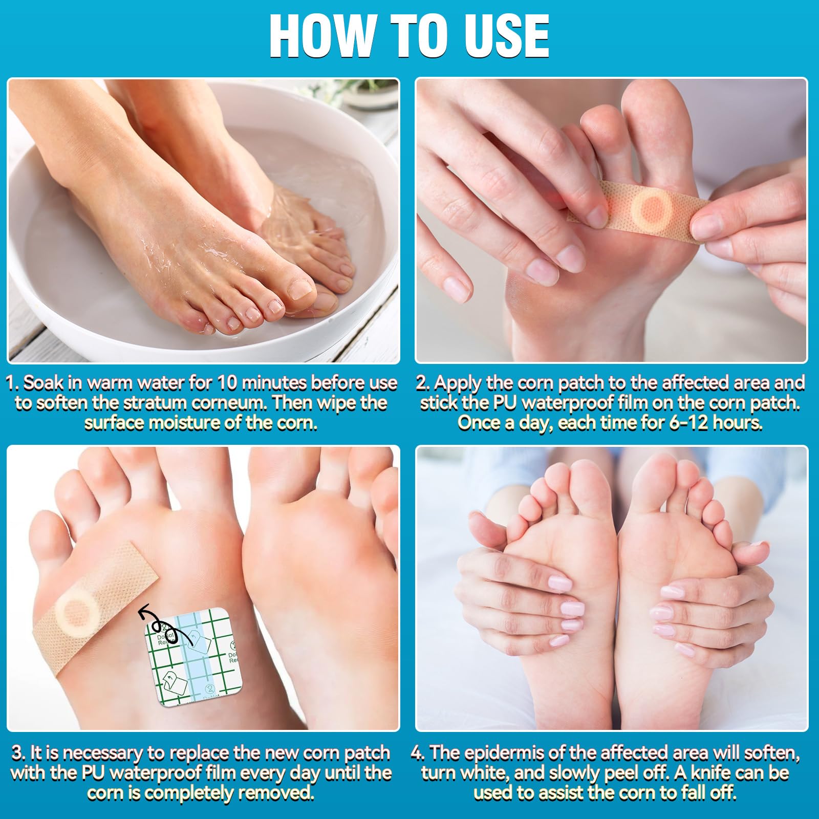 AstraVox easy-to-use corn remover kit for simple daily application